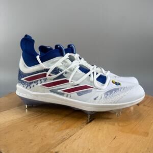 Adidas Adizero Afterburner Kansas Jayhawks Mens Size 11.5 Baseball Cleats IF1687